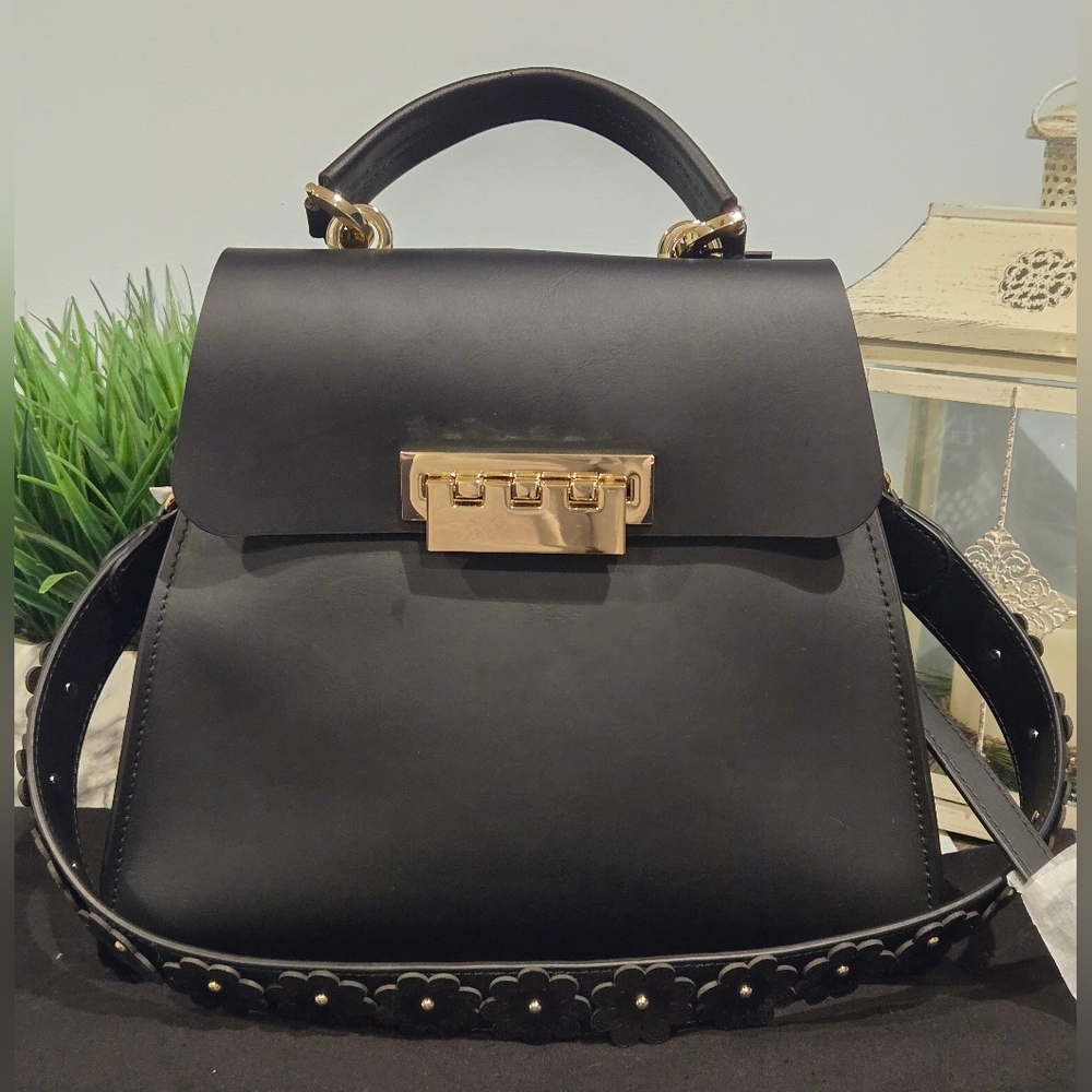 Zac Posen Eartha Iconic Black Handbag